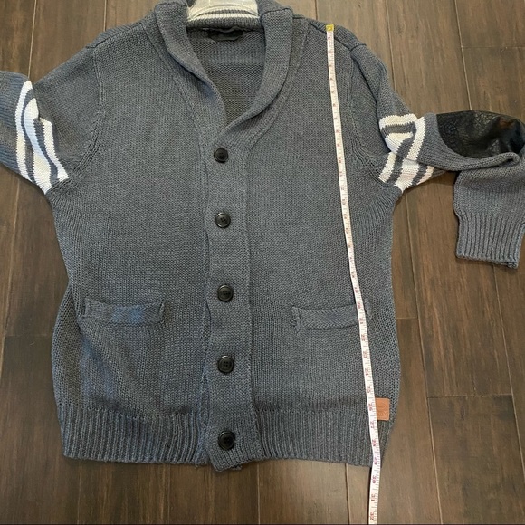 SEDUKA BY JOE DEHAN Gray White Wool Blend Cardigan Size XL - Picture 7 of 8